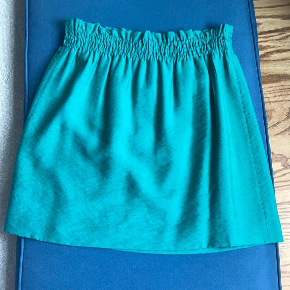 J Crew Green Skirt